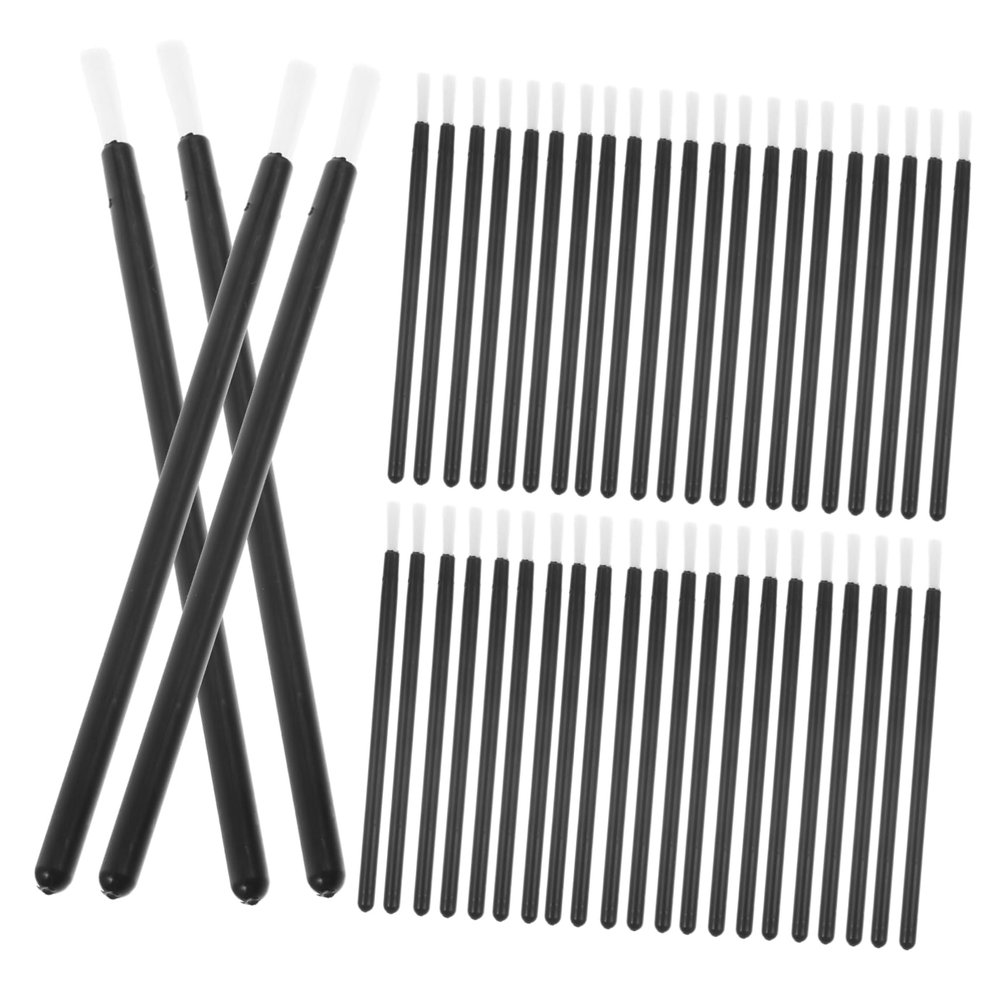 Beatifufu 100pcs Disposable Makeup Applicators Lip Eyelash Eyeliner Brushes for Precise Application for Makeup Enthusiasts Includes Lip Wands and Eyelash Brushes