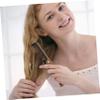 LALADEFIEE Men Folding Comb Beard and Hair Care Wooden Ox Horn Travel-sized Gentle Detangling view 3