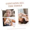 Beatifufu Wooden Face Mask Mixing Bowl Set 4-Piece DIY Facial Mask Tool Kit Brush Suitable for Home Spa and Skin Care Treatments view 2