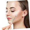 BIUDECO Stainless Steel Beauty Tools 2 Blackhead Extractor Tools for Face Comfortable Grip view 2
