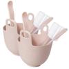 2 Sets Silicone Face Mask Mixing Bowls Brushes for DIY Facial Masks for Women and Beauty Treatments view 1