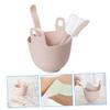2 Sets Silicone Face Mask Mixing Bowls Brushes for DIY Facial Masks for Women and Beauty Treatments view 3