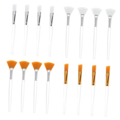 AUTSUPPL 16pcs Facial Brush for Skincare Flat Fan Mask Applicators Lightweight Design for Easy Use for Masks and Diy Beauty Treatments