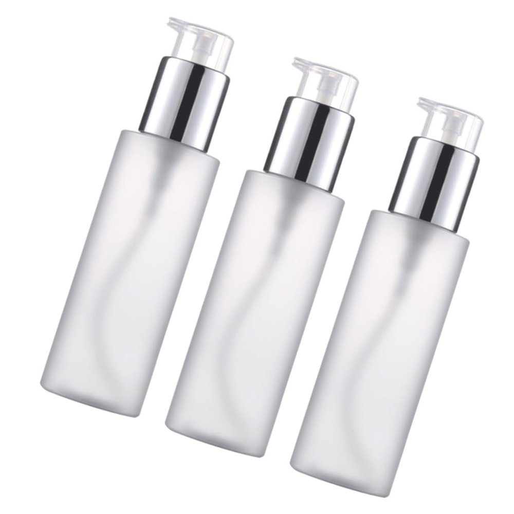 Beatifufu 3pcs Mini Storage Bottles Portable Empty Lotion Bottle for Shampoo Conditioner Lotion Eco-Friendly Dispenser