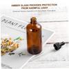 10pcs 50ml Refillable Brown Empty Essential Oil Bottles with Dropper Travel Friendly Perfume Carrier for DIY Supplies and Personal Care view 3