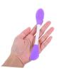 ASAKKURA 3pcs Silicone Face Cleaning Brush Set Double-Head Facial Scrubber Skin Cleansing Tool for Gentle Exfoliation Mint Green Pink Purple for Skincare and Daily Use view 4