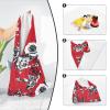 Yoogain Customizable Red Guitar RoseTravel Pouchs Cloth Portable Cosmetic Travel Bag Organizer Wrap 21.7 X 21.7 Wrapper Organizer Bags For Women view 3