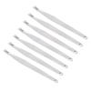 PLAFOPE 40pcs Dead Skin Forks Pedicure Tools for Nail Cuticle Tool Callus Remover Chrome Polish Stainless Steel view 1