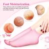 Beatifufu 5pairs Moisturizing Socks Women Silicone Foot Socks Ankle No See Gel for Dry Feet Care Spa Use view 3
