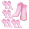 Mikinona 5pairs Silicone Moisturizing Foot Socks for Women Gel Socks for Dry Cracked Feet Reusable and Washable for Comfort view 1