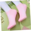 Mikinona 5pairs Silicone Moisturizing Foot Socks for Women Gel Socks for Dry Cracked Feet Reusable and Washable for Comfort view 4
