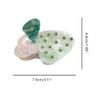 Fancy Mushroom Hair Clip,Novelty Acetate Claw Clips,Small Hair Clips for Women,Funny Hair Clips,Green view 2