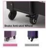 LaYaQbin Makeup Train Case Professional Make up, Rolling Makeup Case Multi-Functional Cosmetic Train Case, Large Trolley Storage Case, Rolling Cosmetic Organizer with 4 Rolling Wheels view 4