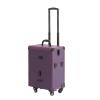 Makeup Train Case Beauty Trolley Case, Rolling Makeup Train Case, Aluminium Make Up Case,Large Storage Professional Cosmetic Trolley Makeup Travel CaseRolling Makeup Train Case with Drawers Black (C view 1