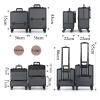 Makeup Train Case Beauty Trolley Case, Cosmetic Train Case Beauty Cosmetic Tools Box Portable Train Case for Travel,Beauty Makeup Train Case Travel Trolley Cosmetic Bag Rolling Organizer Vanity Box, view 2