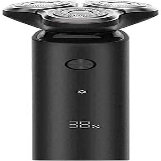Lsrwhnyy Electric Head Hair Shaver, Men Rotary Shaver Razor, Waterproof Wet/Dry, Rechargeable Cordless USB, LED Display,Black