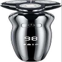 Electric Razor for Men, Dry Wet Waterproof Rotary Facial Shaver, Portable Face Shaver Cordless Travel USB Rechargeable with Nose Hair Trimmer,Facial Cleansing Brush, Precision Trimmers for Husb