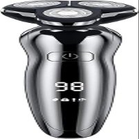 Electric Razor for Men, Dry Wet Waterproof Rotary Facial Shaver, Portable Face Shaver Cordless Travel USB Rechargeable with Nose Hair Trimmer,Facial Cleansing Brush, Precision Trimmers for Husb