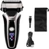 Lsrwhnyy Men's Shaver, USB Rechargeable Electric Shaver Stainless Steel Shaving Machine for Men 3D Triple Floating Blade Razor Shaver Barber Electric view 1