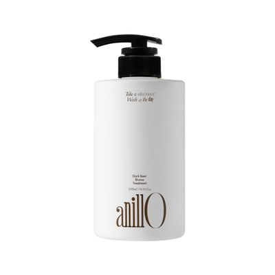 ANILLO Dark Beer Biome Conditioner Treatment Vegan Hair Repair & Strengthening Conditioner with Beer Yeast, Biotin & Amino Acid Complex Soothing & Nourishing Scalp Care 500ml / 16.9 fl oz
