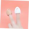NOLITOY 15pcs Mini Finger Makeup Puff Breathable Drop-shaped Cosmetic Sponges for Powder Wet Dry Use for Face and under Eye Application for Women and Girls view 3