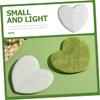 AUTSUPPL Heart Shaped Jade Guasha Board for Facial Massage Safe and Portable Scraping Tool for Face and Eye Care for Neck Relaxation Lightweight and Easy to Carry view 3