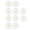 10Pcs Nail Display Stand Set - Practice Card for Nail Art, Gel Polish Palette Tips, Nail Tips Rack, Non and Material view 2