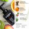 Blackwood For Men X-Punge Foaming Face Wash (4.55 oz) with Double Duty Beard & Body Scrubber view 4