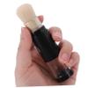 BIUDECO Small Makeup Brush Refillable Powder Container Portable Powder Brush Set for Blush Highlighter and Foundation view 3