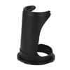 KIMISS Black Acrylic Shaving Brush Holder with Beard Brush - Ergonomic Shaving Support Tool for Comfortable Grooming Experience (Acrylic) view 1