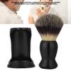 KIMISS Black Acrylic Shaving Brush Holder with Beard Brush - Ergonomic Shaving Support Tool for Comfortable Grooming Experience (Acrylic) view 4