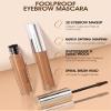 Tinted Eyebrow Gel- 1Pcs Long Lasting Waterproof Grey Tinting Eye Brow Glue,Gray Brow Filler,Brow Fast Sculpt,Fill in Eyebrows and Cover White Hairs,Christmas Eye Makeup Gift for Women Mother-#13 view 2