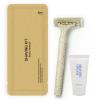 Disposable Shave Kit for Men &Women - 50 Pcs Wheat Straw Razors and Cream Bulk, Individually Wrapped Portable Toiletries Amenities for Hotel, Airbnb, Homeless, Shelter, Charity, Camping and Travel view 1