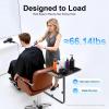 BRICZUNA Salon Tray Attached to Chair 360  Rotating Extension Salon Tray for Hair Stylist Length & Height Adjustable Trays for Barber Chairs, Styling Chair Trays for Spa Tattoo Parlor Hairdressing view 3