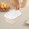 predolo Foot Bath Basin,Foot Bucket,Multifunctional,Foot Bathtub,Pedicure Bowl for Soaking Foot Soak Tub for Foot Soak Bath Foot SPA, white S view 2