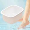predolo Foot Bath Basin,Foot Bucket,Multifunctional,Foot Bathtub,Pedicure Bowl for Soaking Foot Soak Tub for Foot Soak Bath Foot SPA, white S view 3