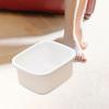 predolo Foot Bath Basin,Foot Bucket,Multifunctional,Foot Bathtub,Pedicure Bowl for Soaking Foot Soak Tub for Foot Soak Bath Foot SPA, white S view 4
