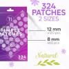 BLOOMORA Invisible Pimple Patches for Face (324 Count), Zit Patches for Spot Cover, Hydrocolloid Covers Pimples, Clear (2 Sizes - S/L) view 3