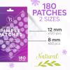 BLOOMORA Invisible Pimple Patches for Face (180 Count), Zit Patches for Spot Cover, Hydrocolloid Covers Pimples, Clear (2 Sizes - S/L) view 3