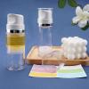 Cosywell Airless Pump Dispenser Bottles 5 Pack 3.4oz/100ml Empty Moisturizer Pump Dispenser Airless Cosmetic Pump Container Travel Pump Bottles for Toiletries Shampoo Lotion view 3