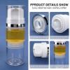 Cosywell Airless Pump Dispenser Bottles 5 Pack 3.4oz/100ml Empty Moisturizer Pump Dispenser Airless Cosmetic Pump Container Travel Pump Bottles for Toiletries Shampoo Lotion view 4