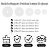 50Pcs Clear Piercing Disc for Piercing Bump Silicone Healing Non Pull Piercing Discs Pressure Silicone Earrings Clear Disc Pads for Keloids Healing Pad Belly Button Piercing Kit, 3mm/5mm/7mm/9mm/12mm view 3