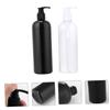 LABRIMP 4pcs Portable Lotion Pump Bottles Empty Shampoo Dispenser Black White for Home Travel and Office Convenient Leak-Resistant Reusable view 4
