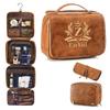 3-in-1 Personalized Toiletry Bag For Men, Waterproof PU Leather Travel Dopp Kit, Large Hanging Travel Organizer Bag, Gifts for Dad, Hubby, Boyfriend, Bridegroom, Groomsmen, Father's Day (Style 3) view 1