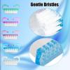 TANEMUDO 420 Pcs Handle Grip Nail Brush Bulk 5 Colors Nail Scrub Brush Pedicure Scrubbing Tool for Men and Women for Cleaner Nails and Toes view 4