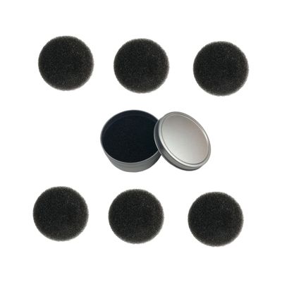 Beatifufu 7pcs Makeup Brush Cleaning Sponge Set Quick Drying Box Non-toxic Cleaning Tool for Professional and Home Use for Makeup Artists and Beauty Enthusiasts
