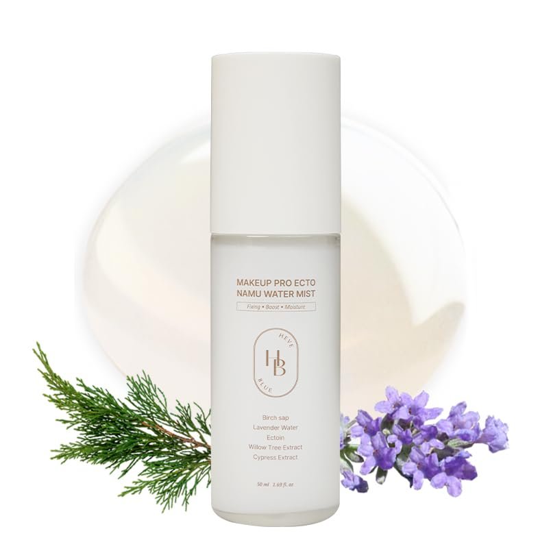 HEVEBLUE Makeup Pro Ecto Namu Water Mist - Sensitive Skin, Korean Skincare, Vegan, Makeup Fixer, Facial Spray, Hydro Fitting, Skin Boosting, Moisturizing, Calming, Skin Conditioning, Hypoallergenic