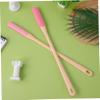 FOYTOKI 2pcs Silicone Toe Brush Shower Foot Scrubber Long Handle Toe Gap Cleaning Brush for Pedicure Foot Care view 4