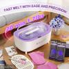 Achzzy Paraffin Wax Machine for Hands and Feet, 5000ml Professional Wax Warmer with Temperature Control, Smart Heating, Stainless Steel Inner Pot, Moisturizing Hot Wax Bath with Refills for Skincare view 2
