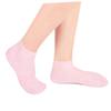 FOMIYES 1set Foot Care Socks Gloves Kit Exfoliating Moisturizing Gloves for Dry Cracked Skin Callus Remover Socks Hand Foot Treatment Pink view 4